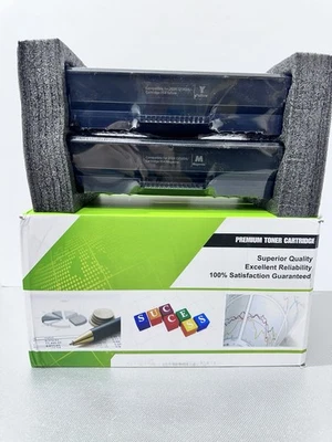 4pk Compatible HP 202A Toner Cartridges | CF500A CF501A CF502A CF503A - Image 1 of 4