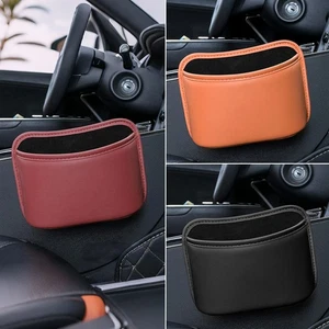 Car Door Cup Holder Wear-Resistant Waterproof Leather Auto Side Pocket Organizer - Bild 1 von 12