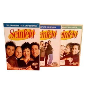 Seinfeld Season 1, 2, 3, 4 Volume DVD Region 4 Sitcom Comedy - Picture 1 of 6