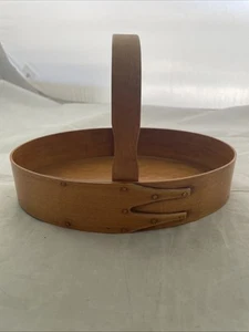 Handmade Wooden Basket Workshops of Gerald Henn 2 Finger Bentwood Shaker Style - Picture 1 of 9
