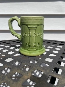 Vintage Monroe Bier Brauerei Becher Rochester New York Pre-Prohibition selten - Bild 1 von 8
