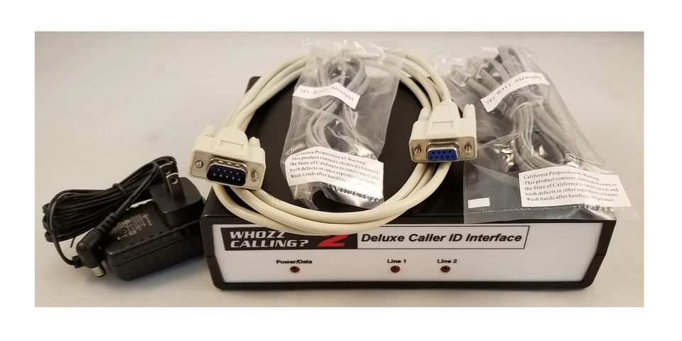 Caller ID Box, Whozz, Deluxe, Serial, 2 port - Image 1 of 1
