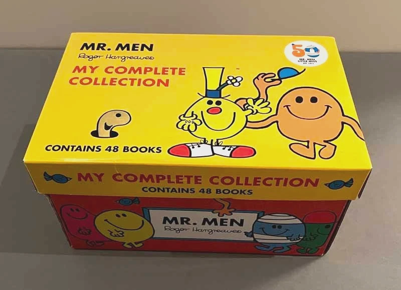 MR. MEN My Complete Collection All 48 Books BOX SET Roger Hargreaves UK 2021 Foto 1 de 4