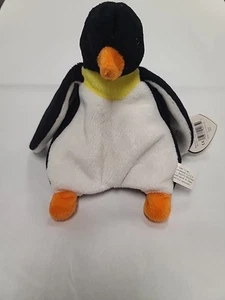 1995 TY Beanie Baby Waddle (nicht mehr produziert) kein Geburtsdatum schwarz/weiß Tush Tag #4075 - Bild 1 von 21