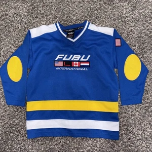 Camiseta deportiva azul juvenil FUBU - Imagen 1 de 6