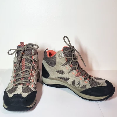 Merrell女式8靴防水气垫铝珊瑚色 — 第 1/4 张图片