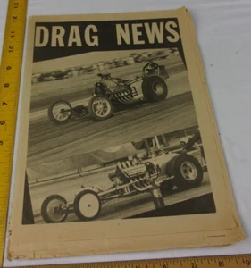 Lefty Mudersbach Fred Salsbury Ewell Stecker Dragster Drag News 1960 Magazin - Bild 1 von 6