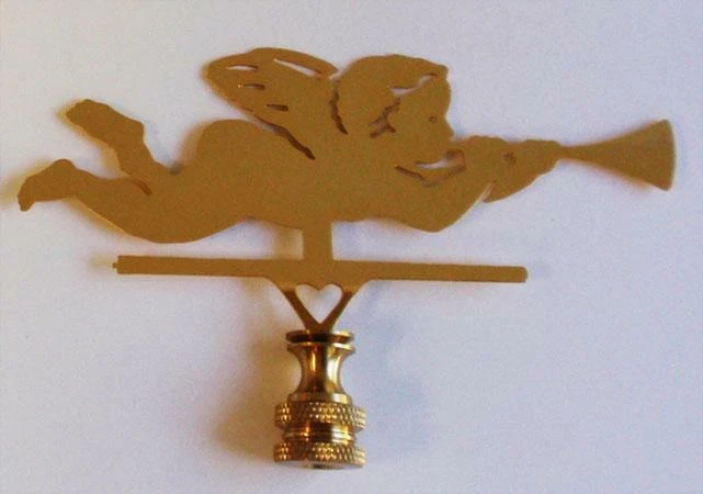 Lámpara de querubín decorativa acabado latón pulido por Copper Mermaid 913 Foto 1 de 1