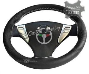 Für Nissan Sentra 2013-2018 Maserung & Perforiert Leder Lenkrad Abdeckung - Bild 1 von 41