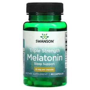 Melatoni, 10 mg 60 capsulas SWANSON AYUDA SUEÑO SLEEP AID - Imagen 1 de 2