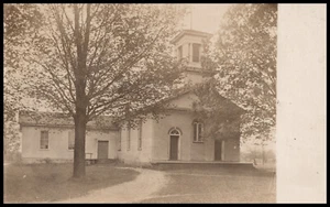 North Bergen, NY,  Presbyterian Church,  RFD Cancel,  Real Photo Postcard RPPC - Picture 1 of 2