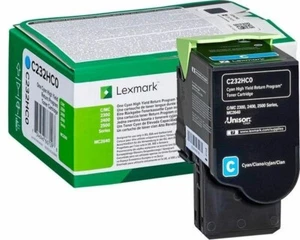 Original Lexmark C232HC0 Cyan Toner Cartridge - Afbeelding 1 van 1