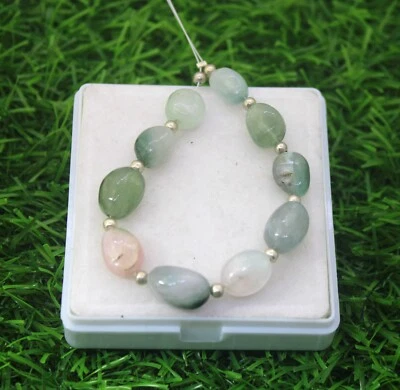 Tourmaline Smooth Tumble Strand, 6.5x10.3-9x13.80 mm Bio Tourmaline Briolette - Image 1 of 4