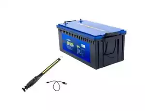 Kings 300 Ah Lithium LiFePO4 Battery Prismatic Cell and Rechargeable worklight - Picture 1 of 9