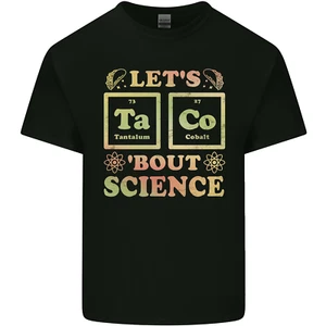 Let's Taco Bout Science Periodic Table Funny Mens Light Cotton T-Shirt - Picture 1 of 3