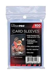 Ultra PRO Soft Standard Card Sleeves (100 Sleeves) Pokemon CCG Penny sleeves - Picture 1 of 1