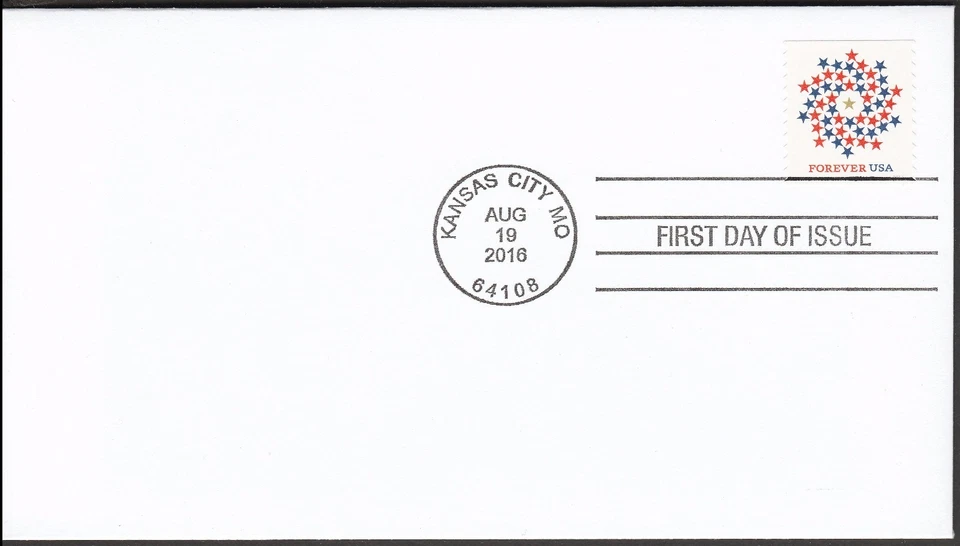 US 5130 Patriotic Spiral (from coil) CDS FDC 2016 - Image 1 of 1
