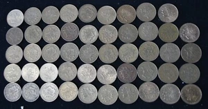 49pc France 10 Ten Francs 1974-1984 - Picture 1 of 2