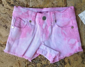 AQUA Girls' Bleached Pink Denim Shorts, (Size 4) - Picture 1 of 2