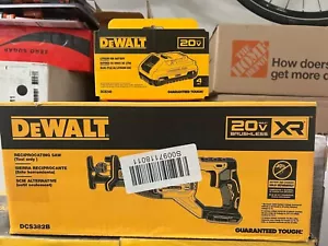 DEWALT 20-Volt MAX XR Cordless Brushless Reciprocating Saw with 4.0Ah Battery - Picture 1 of 1