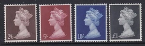 GB 1969 Large Format Machin High Value Set SG 787/790 LMM - Picture 1 of 1