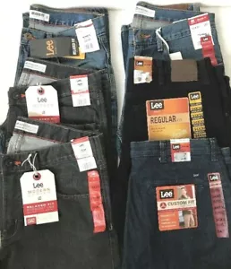 Nuevos pantalones vaqueros LEE para hombre 5 bolsillos con cremallera frontal - ELIGE talla y color - Imagen 1 de 12