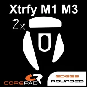 Corepad Skatez XTRFY M1 M3 Souris Pieds Patins Remplacement Hyperglides Téflon - Picture 1 of 1