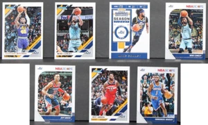 7 Cards Lot 2019-20 Utah Jazz Donovan Mitchell Mike Conley Jeff Green Mudiay +++ - Picture 1 of 12
