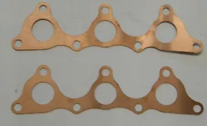MITSUBISHI PAJERO/TRITON V6 HEADER EXTRACTOR MANIFOLD GASKET 6G72 COPPER - Picture 1 of 2