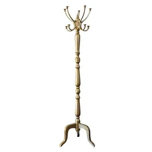 Kleiderständer gold antik HERIN Garderobenständer Aluminium Design Garderobe - Bild 1 von 7