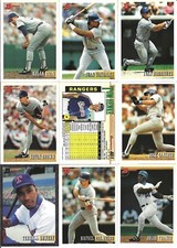 1993 Bowman Baseball Texas Rangers Complete Team Set (27)