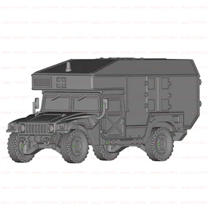 Kit ambulancia impresa en 3D 1/64 sin pintar - Imagen 1 de 2