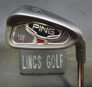 Ping i15 Green Dot 6 Iron Regular Steel Shaft Golf Pride Grip - Picture 1 of 4