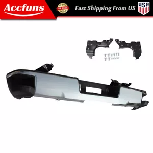 For 14-2018 Silverado 1500 GMC Sierra 1500 Chrome Rear Step Bumper Assembly New - Picture 1 of 8