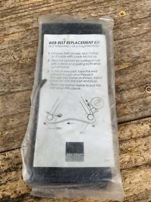 Blackburn RX-5 RX-6 TrakStand Indoor Trainer Web Belt Replacement-Cycling - Image 1 of 3