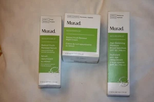 3 PIECE SKIN CARE SET BY MURAD 50ml RETINOL YOUTH REVIVAL NIGHT CREAM, 30mlSERUM - Picture 1 of 3