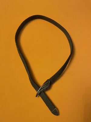 renee peck 1982 ящерица змея кожи ремень 925 пробы пряжка s - Изображение 1 из 4