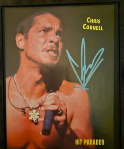 💯💯🔥🔥Chris Cornell signiertes Hitparader Foto!💯💯🔥🔥 - Bild 1 von 2