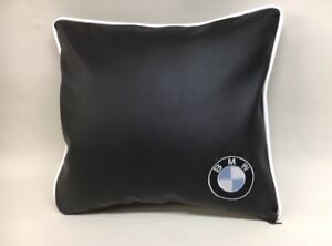 Faux Leather BMW  17” Cushion Cover With Fibre Filled Inner Brand New