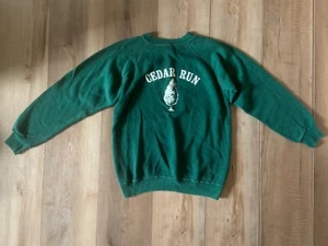 VTG Sportswear Artcraft Cedar Run Youth Kids Boys Crewneck Sweatshirt L 14-16 - Picture 1 of 11
