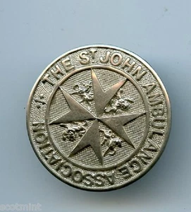 St Johns Ambulance Association Cap  Badge  - Picture 1 of 2