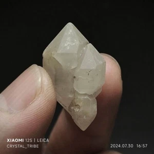 9g Natural Herkimer Diamond Quartz Crystal Double Terminating Healing 4815 - Picture 1 of 18