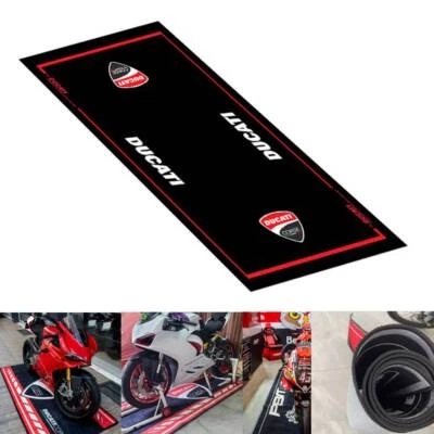 Motorcycle Garage Carpet For Ducati Motorrad Anti-slip 220x80cm Exhibition Mat - Image 1 of 2