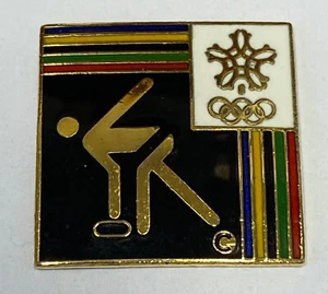 CALGARY 1988 - CURLING OLYMPIC PIN ๐ , - Picture 1 of 1