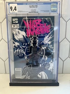 Iron Man #282 CGC 9.4 (Newsstand) 1st Appearance War Machine White Pages 1992 - Picture 1 of 2