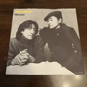 JOHN LENNON & YOKO ONO Woman 1981 UK 7" vinyl single Beautiful Boys EX - Picture 1 of 4