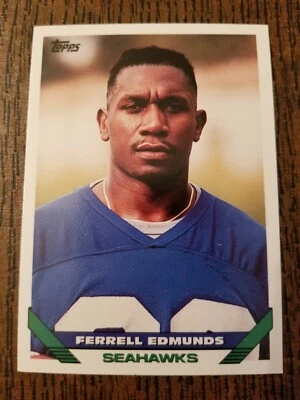 Ferrell Edmunds   TE   Seahawks   Topps   1993 - Image 1 of 2