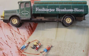 Sammel Truck Freiberger Brauhaus Bier Figuren Gr. HO Freiberg spielzeug I4 - Bild 1 von 5