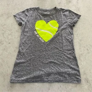 Crewcuts Heart Tennis Tee - Size 14 - Picture 1 of 4