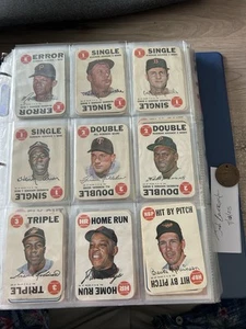 1968 Topps Game Complete Set #1-33 Mantle Mays Clemente Aaron - Picture 1 of 8